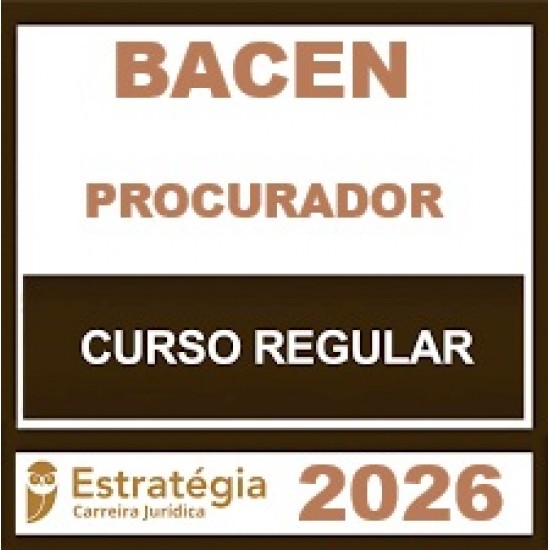 BACEN (Procurador do Banco Central) Pacote Teórico - 2026 Estratégia