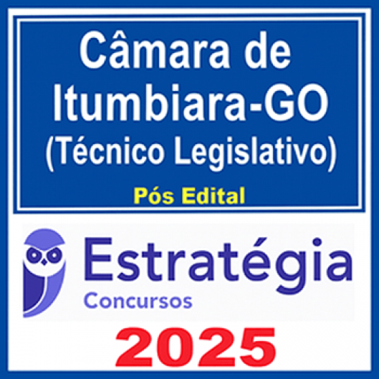 Câmara de Itumbiara-GO (Técnico Legislativo) Pacote - 2025 (Pós-Edital) Câmara de Itumbiara-GO (Técnico Legislativo) Pacote - 2025 (Pós-Edital)