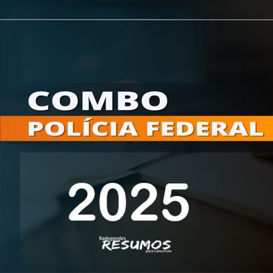 Combo Polícia Federal Radegondes Resumos 2025 Combo Polícia Federal Radegondes Resumos 2025