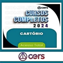 CARTÓRIO (CURSO REGULAR) 2024 – CERS