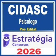 CIDASC (Psicólogo) Pós Edital – Estratégia 2026