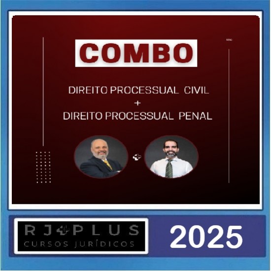 Combo: Processual Civil + Processual Penal RJ Plus 2025 Combo: Processual Civil + Processual Penal RJ Plus 2025