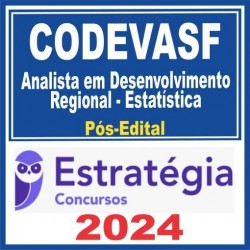 CODEVASF (Analista em Desenvolvimento Regional – Estatística) Pós Edital – Estratégia 2024