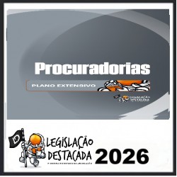 Extensivo Procuradorias - Ed. 10 - 2026 Legislação Destacada
