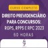CURSO COMPLETO DE DIREITO PREVIDENCIÁRIO PARA CONCURSOS: RGPS, RPPS E RPC 2023 - 60 HORAS ESPECCIAL JUS