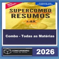 Combo - Todas as Matérias Concurseiro Fora da Caixa 2026