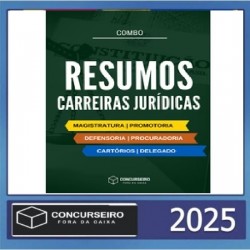 Combo - Carreiras Jurídicas Concurseiro Fora da caixa 2025 