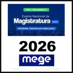 Rateio Enam 2026.1 (Pré-edital) Mege