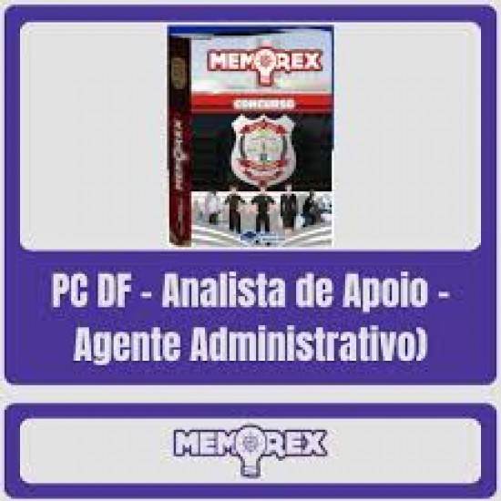 Memorex PC PB (Agente de Investigação)Pensar Concursos 2025