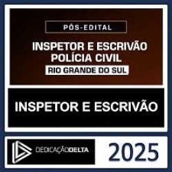 PC RS - RETA FINAL INSPETOR E ESCRIVÃO DE POLÍCIA RIO GRANDE DO SUL - RATEIO POLICIA CIVIL PCRS POLICIAL AGENTE