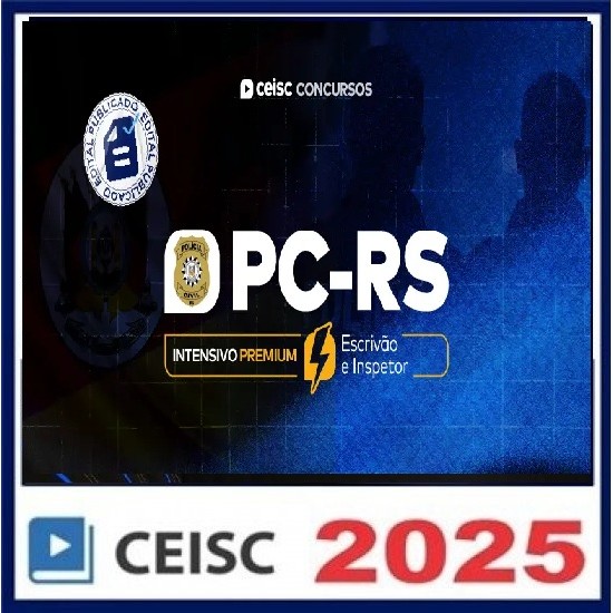 PC-RS Intensivo Premium | Escrivão e Inspetor de Polícia CEISC Pós Edital PC-RS Intensivo Premium | Escrivão e Inspetor de Polícia CEISC Pós Edital