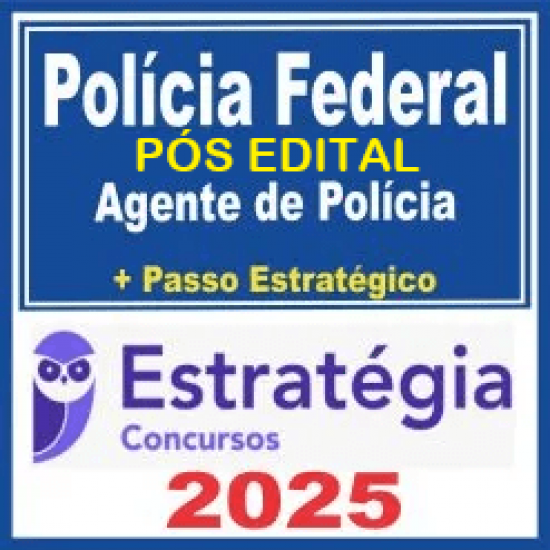 Polícia Federal (Agente de Polícia) Pacotaço - Pacote Teórico + Pacote Passo Pós Edital - Estratéfgia Polícia Federal (Agente de Polícia) Pacotaço - Pacote Teórico + Pacote Passo Pós Edital - Estratéfgia
