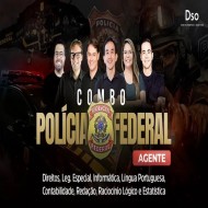 Combo Polícia Federal do DSO Concursos AGENTE 2025