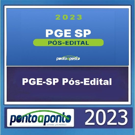 PGE-SP Pós-Edital Ponto a Ponto 2023