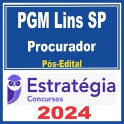 PGM Lins SP (Procurador) Pós Edital – Estratégia 2024