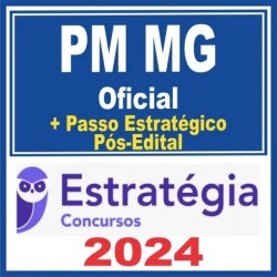 PM MG (Oficial + Passo) Pós Edital – Estratégia 2024