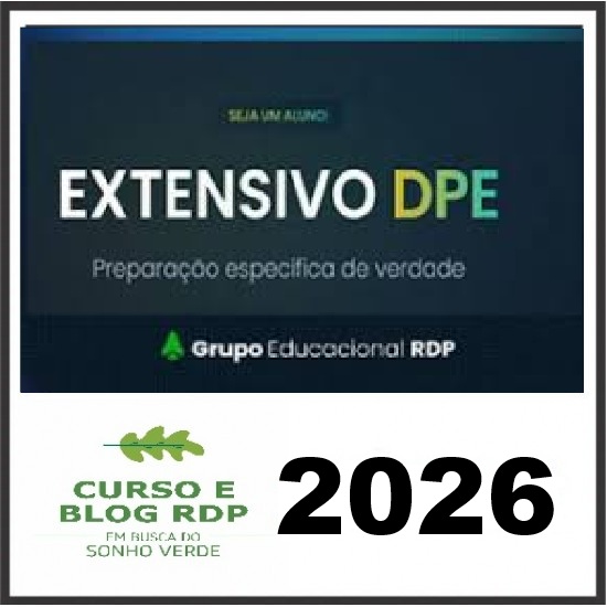 Extensivo Defensoria Pública 2026.1