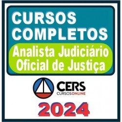 Analista Judiciário e Oficial de Justiça – Curso Completo – Cers 2024