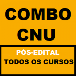 COMBO CNU PÓS EDITAL TODOS OS CURSOS 2024
