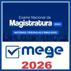 ENAM (Exame Nacional da Magistratura) Mege 2026